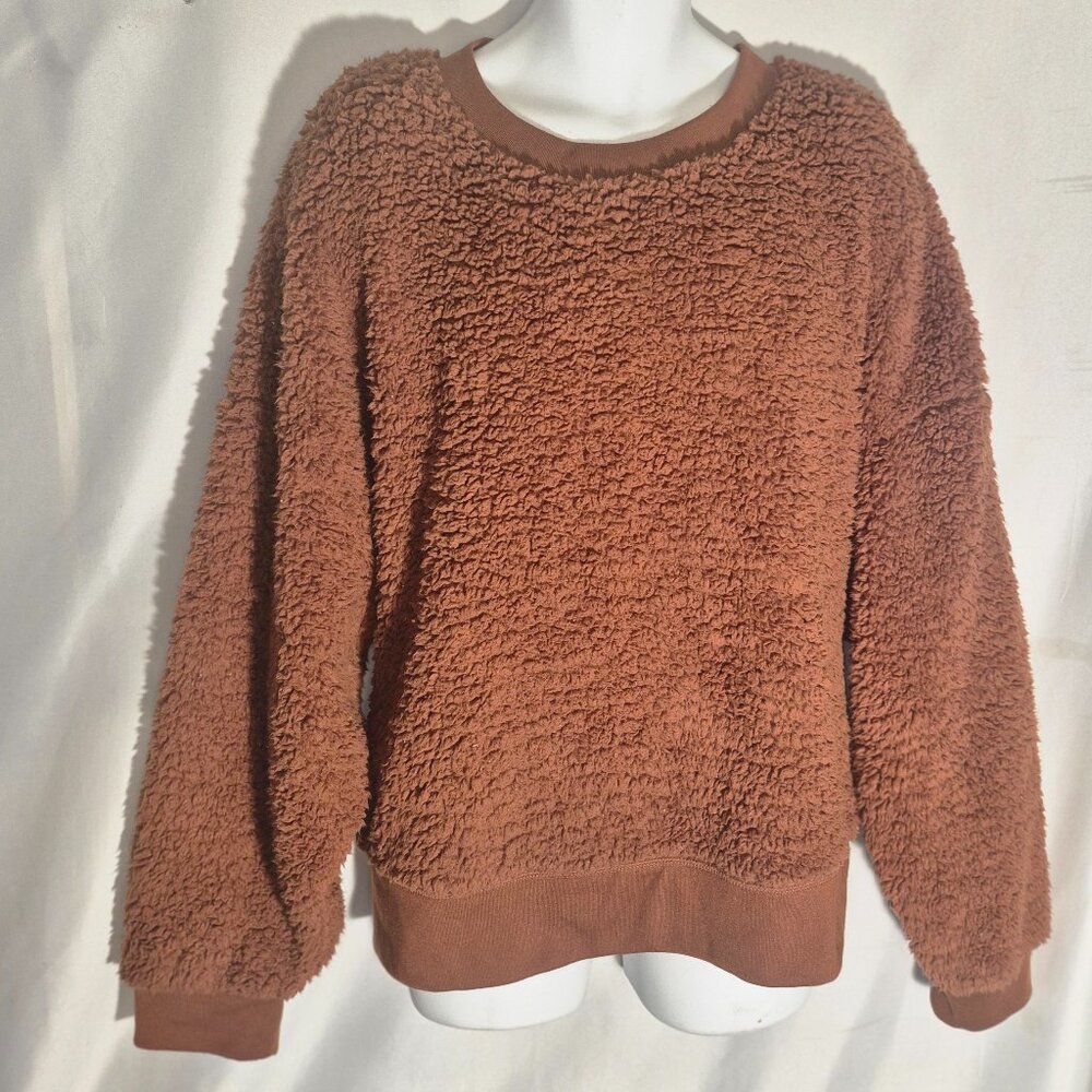 SECRET TREASURES faux Fur thick, soft and fluffy winter sweater top in size 3XL